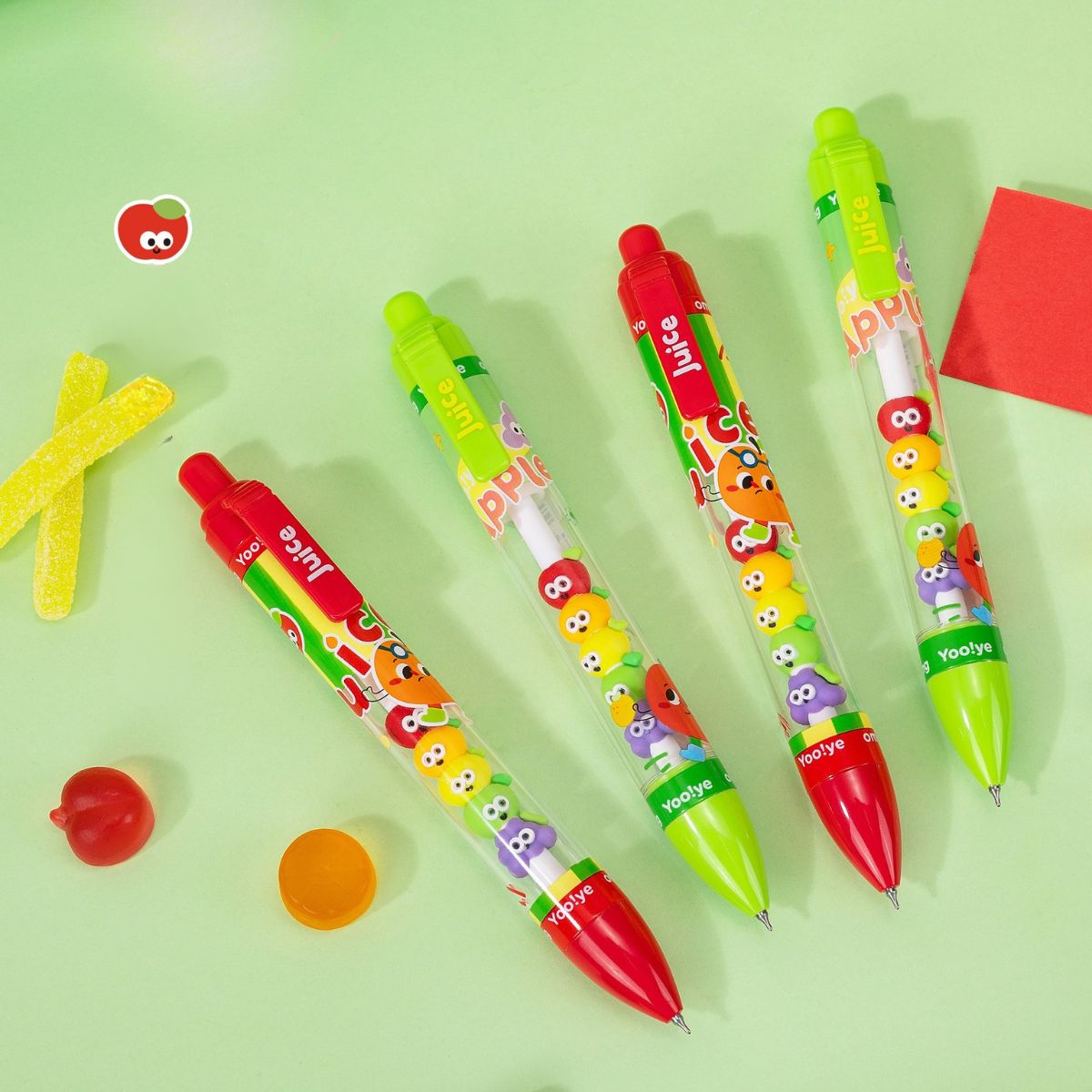 Colorful Fruit-themed Pens - Tinyminymo