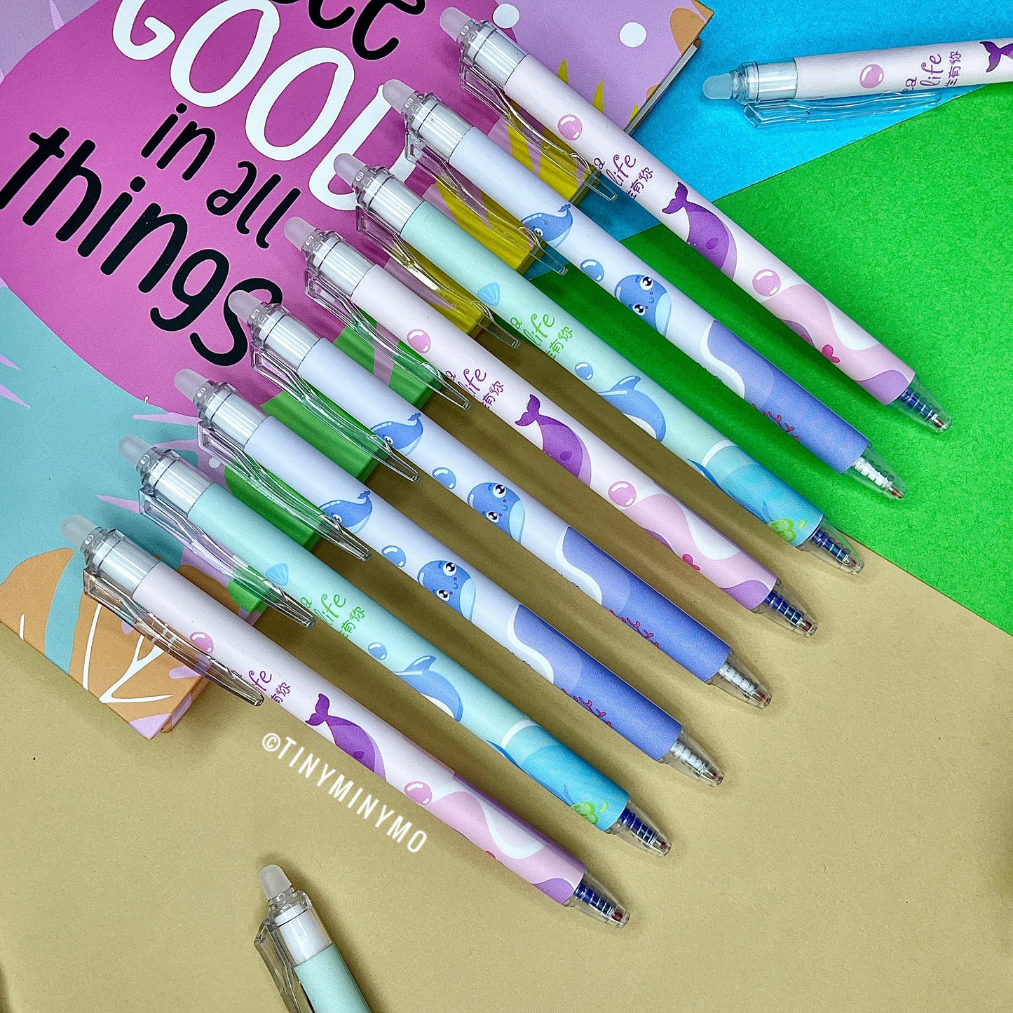 Erasable Sea Life Gel Pen - Tinyminymo