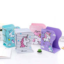 Load image into Gallery viewer, All Colors of Unicorn Book Stands - Tinyminymo
