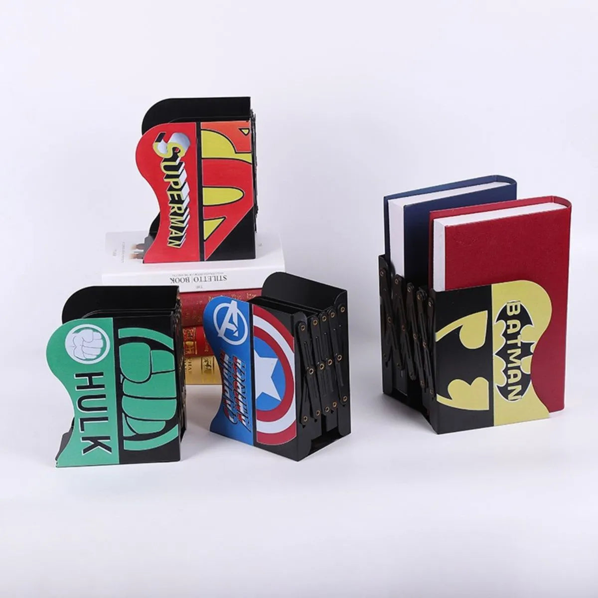Superhero themed Book Holders -Tinyminymo