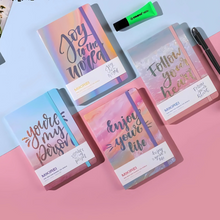 Load image into Gallery viewer, Four Expression Notebooks with Motivational Phrases - Tinyminymo
