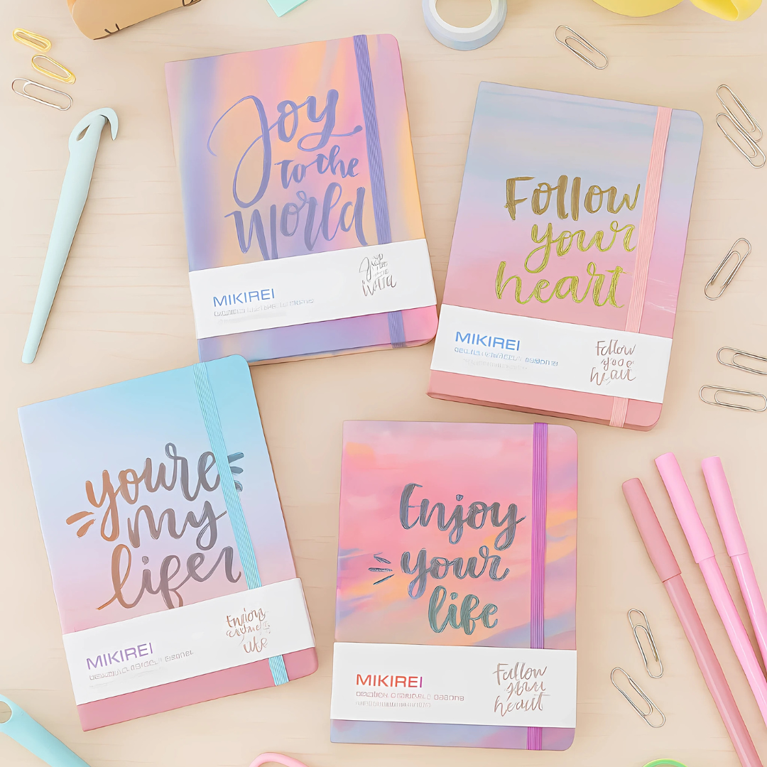 All Variants of Expression Notebook with Motivational Quotes - Tinyminymo