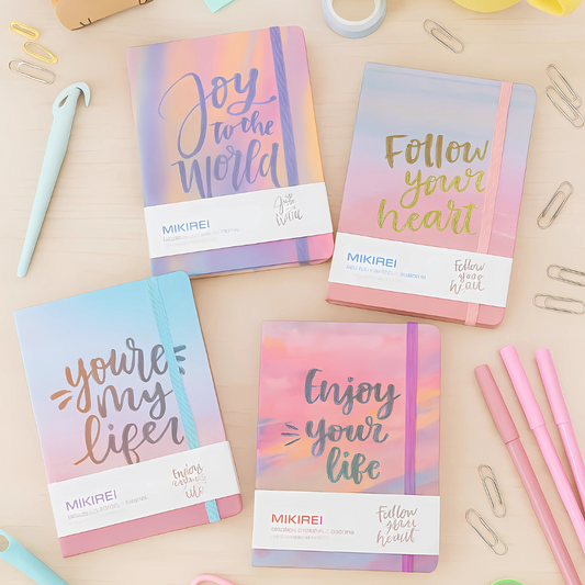 All Variants of Expression Notebook with Motivational Quotes - Tinyminymo