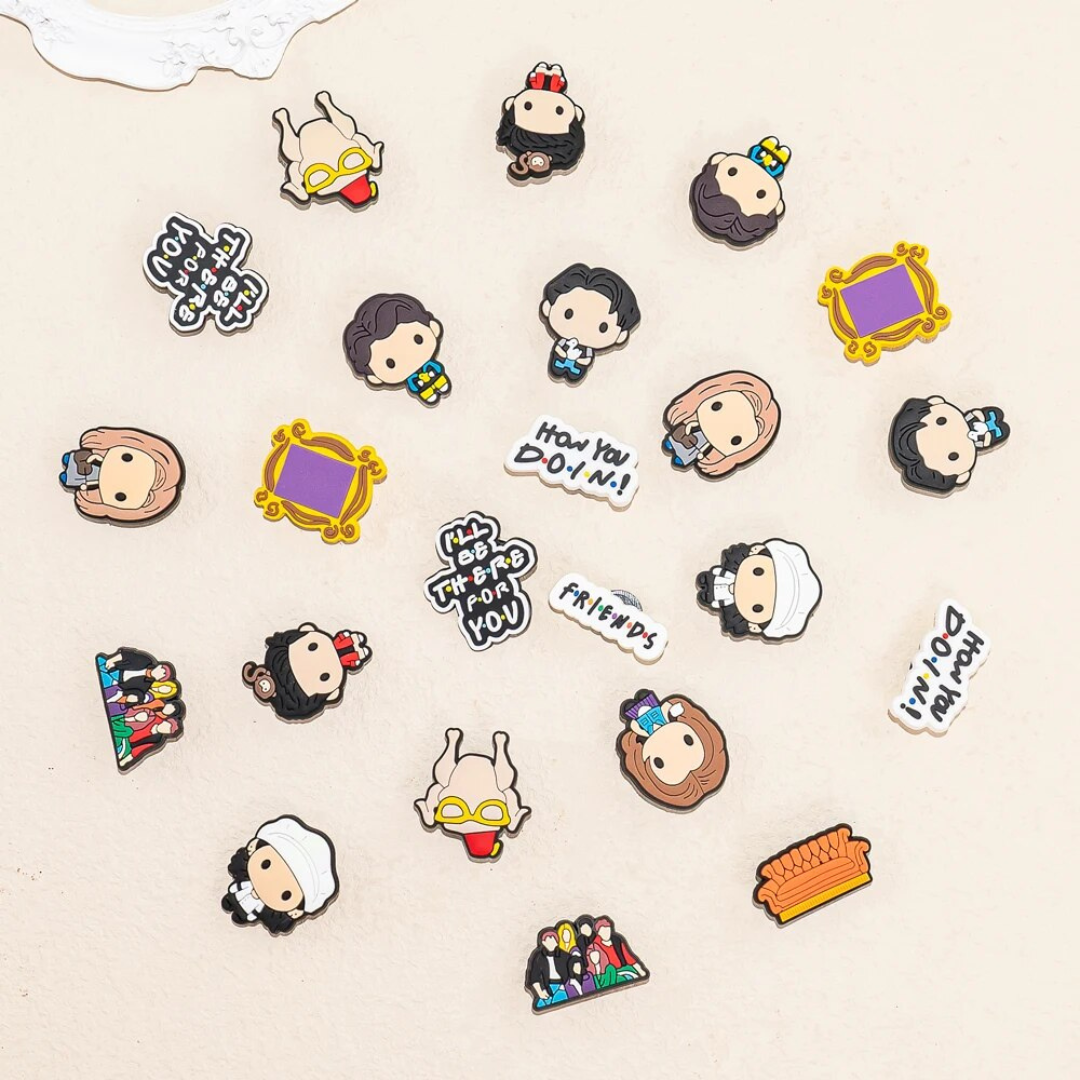 F.R.I.E.N.D.S Crocs Decoration - Set of 4 - Tinyminymo