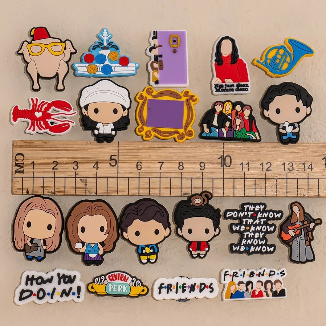 F.R.I.E.N.D.S Crocs Decoration - Set of 4 - Tinyminymo