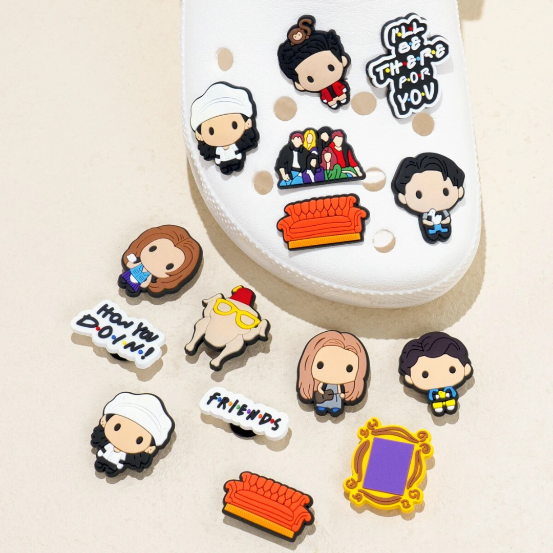 F.R.I.E.N.D.S Crocs Decoration - Set of 4 - Tinyminymo