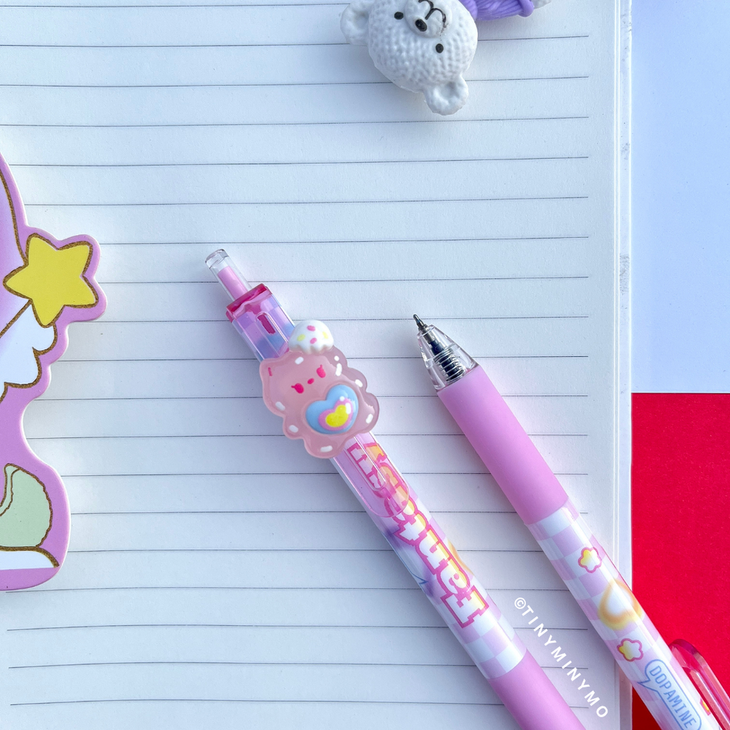 Two Pink Bear Gel Pens - Tinyminymo