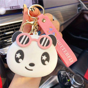 Fashionista Panda Coin pouch Keychain - Tinyminymo