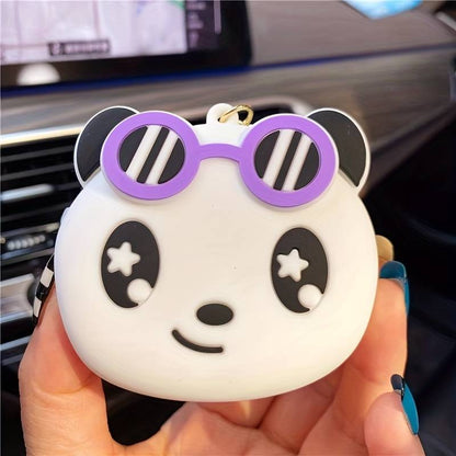 Fashionista Panda Coin pouch Keychain - Tinyminymo