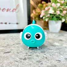 Load image into Gallery viewer, Small Fish 2 in 1 Sharpener and Eraser with Wide Eyes - Tinyminymo
