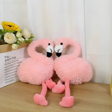 Load image into Gallery viewer, Two Pink Color Flamingo Plushies - Tinyminymo
