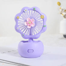 Load image into Gallery viewer, Flexible Flower Hand Fan - Tinyminymo
