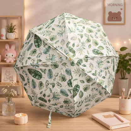 Leaf Print Green Umbrella - Tinyminymo
