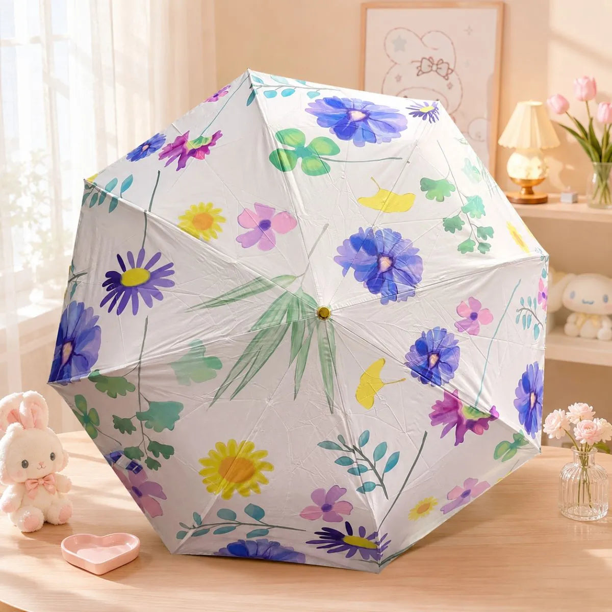 Lavender Floral Umbrella - Tinyminymo
