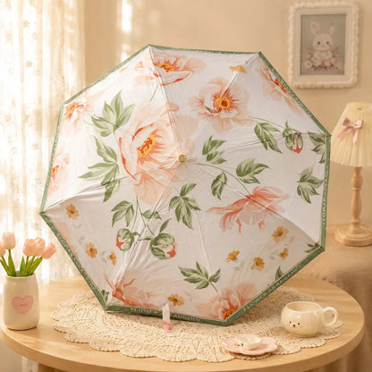 Peach Floral Umbrella - Tinyminymo