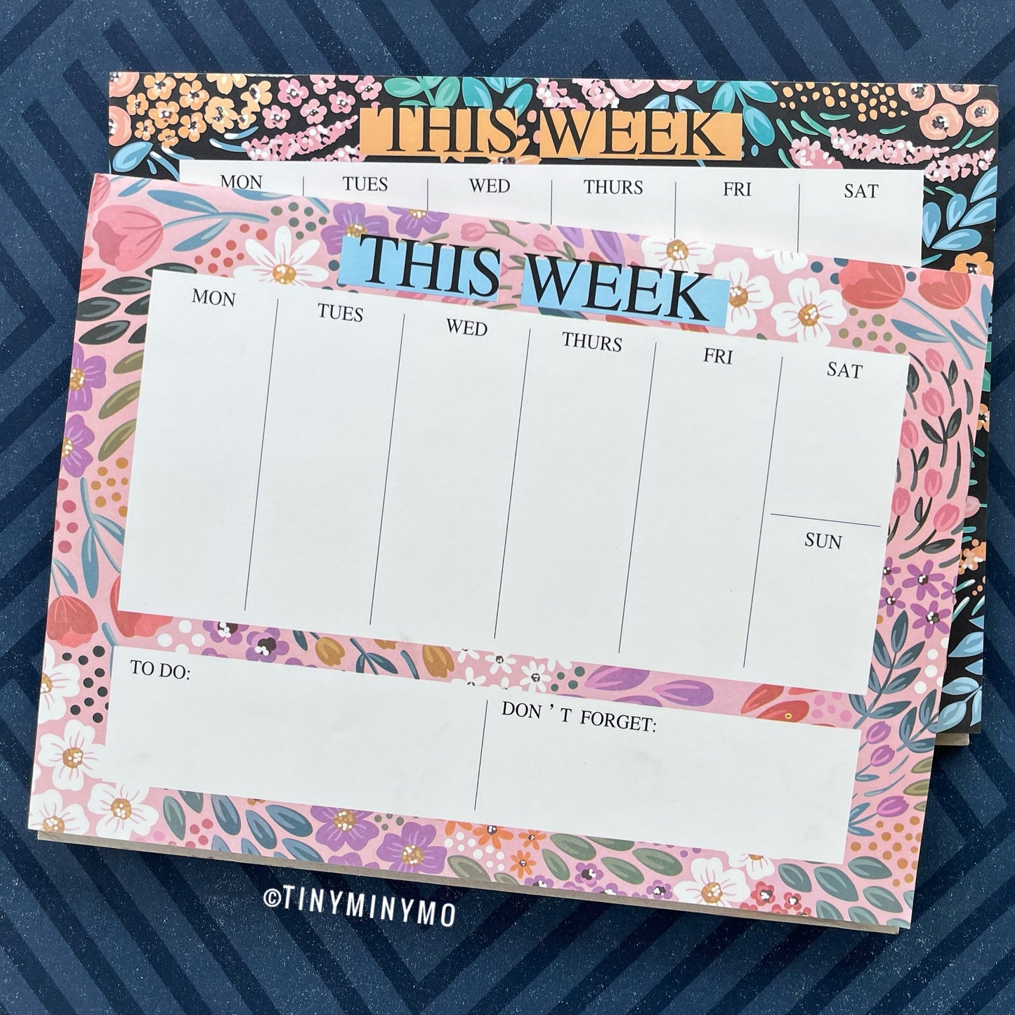 Floral Weekly Planner - Tinyminymo