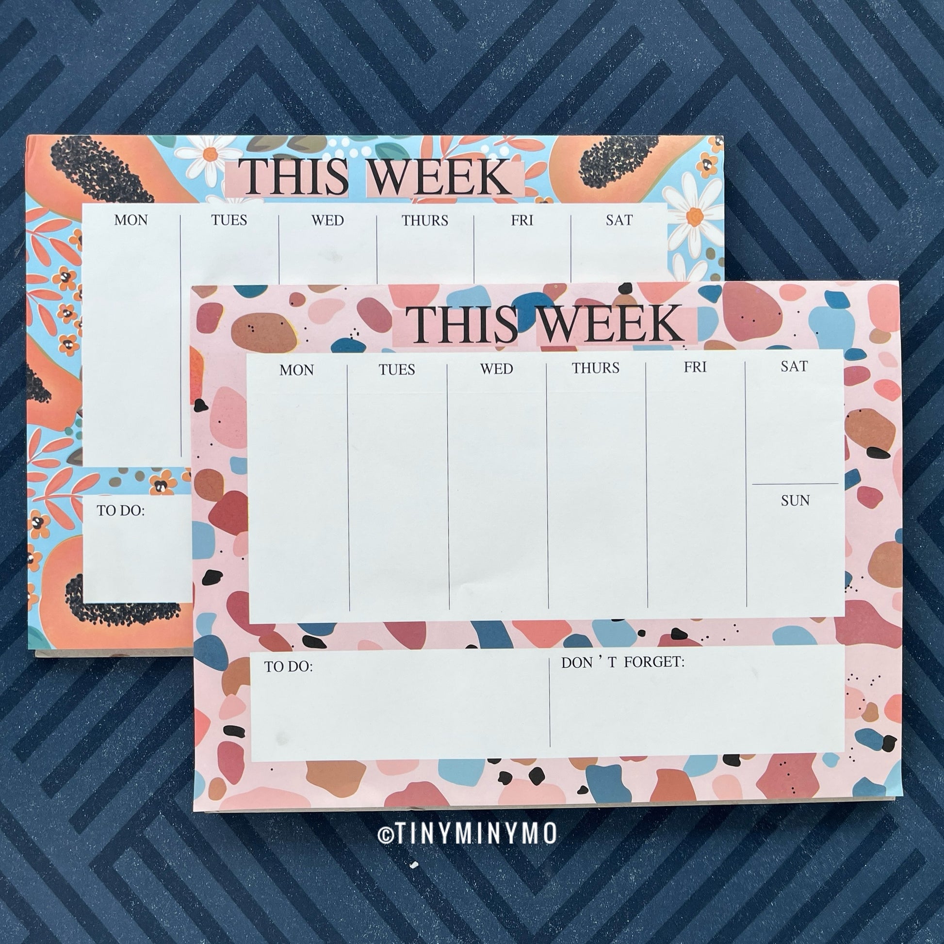 Floral Weekly Planner - Tinyminymo
