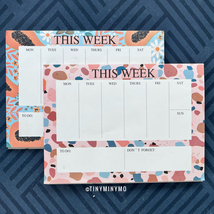 Floral Weekly Planner - Tinyminymo