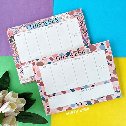 Floral Weekly Planner - Tinyminymo