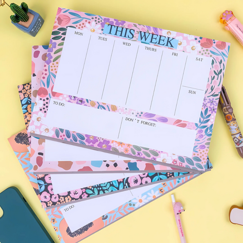 Floral Weekly Planner - Tinyminymo