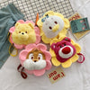 Flower Cartoon Face Sling Bag