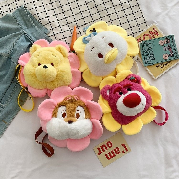 Flower Cartoon Face Sling Bag - Tinyminymo
