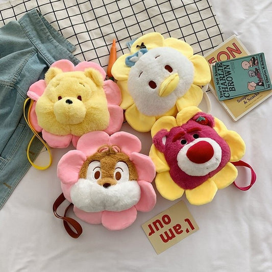 Flower Cartoon Face Sling Bag - Tinyminymo