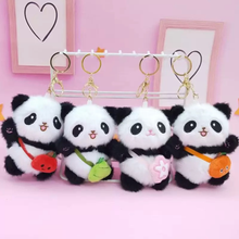 Load image into Gallery viewer, Four Fluffy Panda Charms - Tinyminymo 
