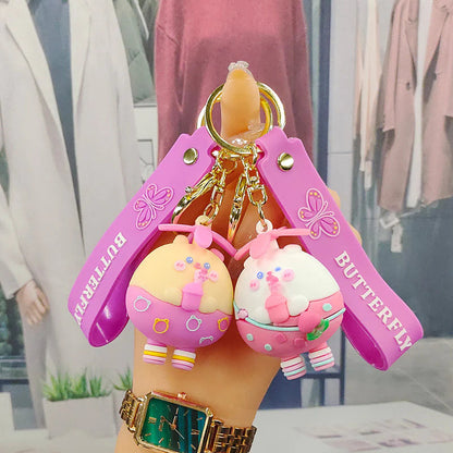 Flying Bear 3D Keychain - Tinyminymo