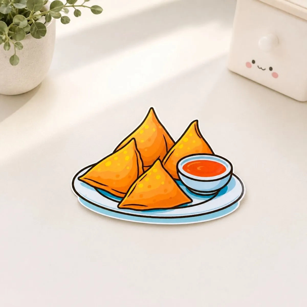 Samosa Fridge Magnet - Tinyminymo