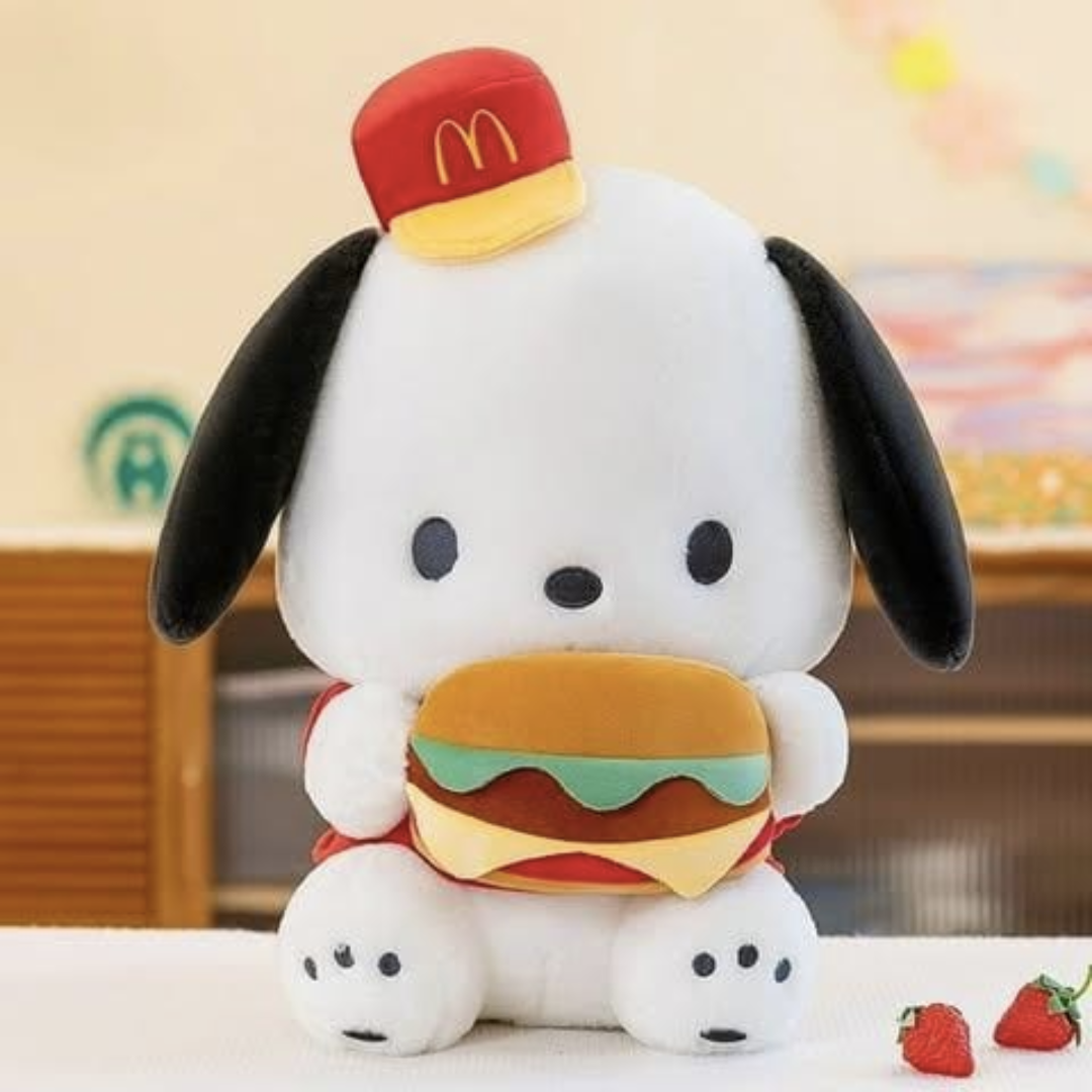 Big Size Foodie Pochacco Soft Toy - Tinyminymo