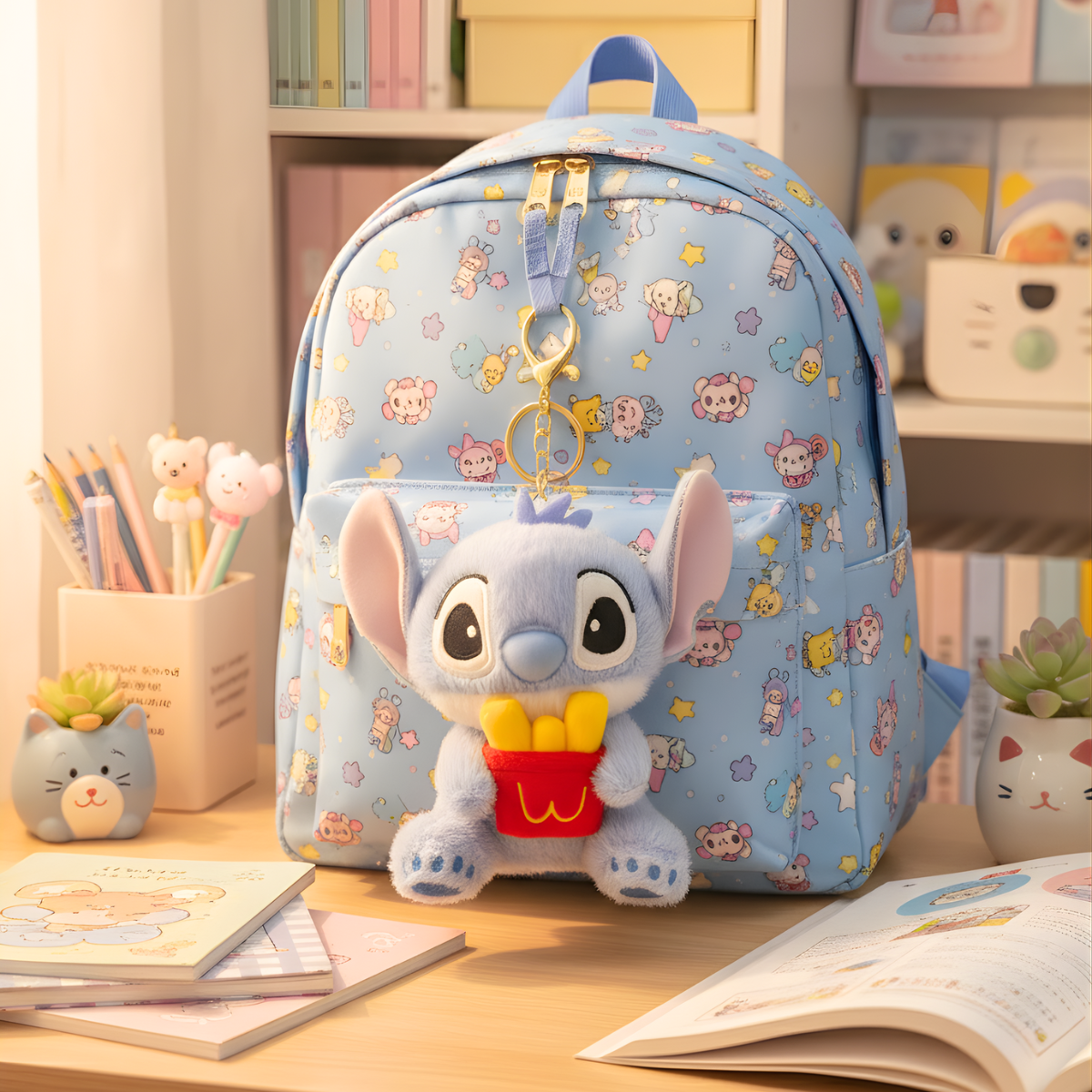 Foodie Stitch Keychain - Tinyminymo