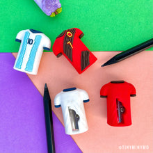 Load image into Gallery viewer, Football Jersey Pencil Sharpener - Tinyminymo
