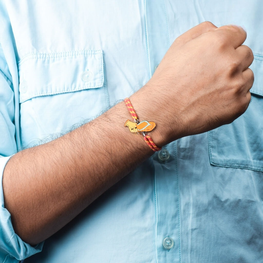Forever Target Metal Rakhi - Tinyminymo