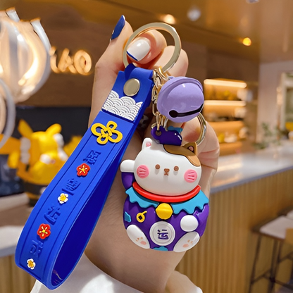 Fortune Cat 3D keychain - Tinyminymo