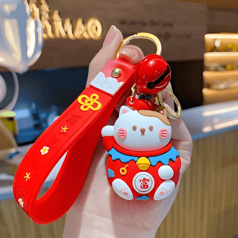 Fortune Cat 3D keychain - Tinyminymo