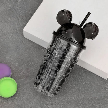 Black Color Frosted Mickey Mouse Sipper - Tinyminymo