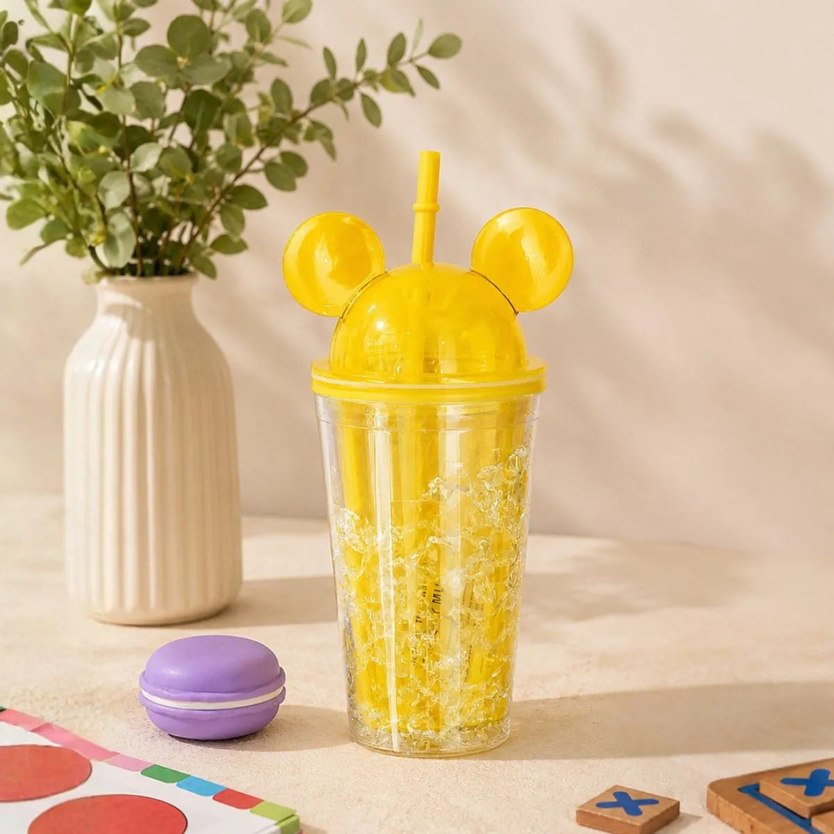 Mickey Mouse Tumbler in Yellow Color - Tinyminymo