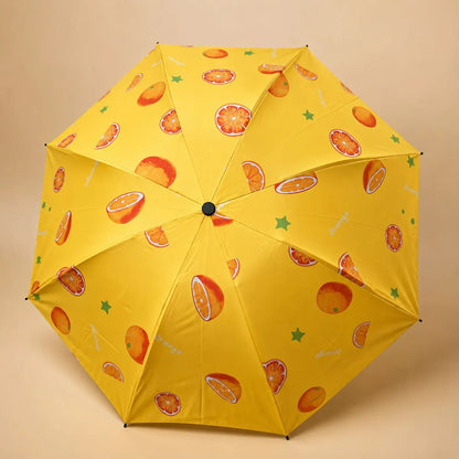 Orange Design of Fruit Automatic Umbrella - Tinyminymo