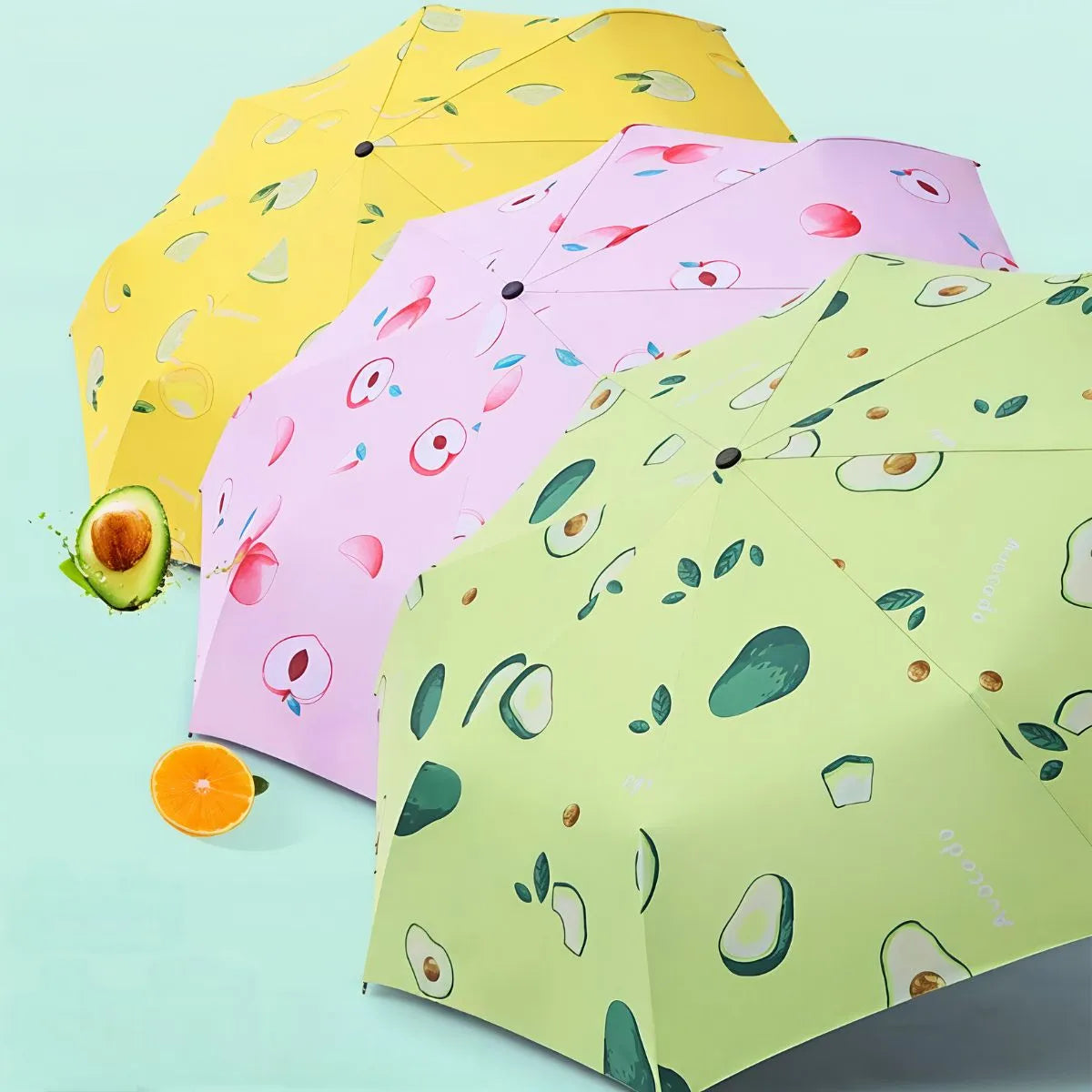 Three Designs of Fruit Automatic Umbrella - Tinyminymo