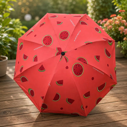 Watermelon Print Automatic Umbrella - Tinyminymo