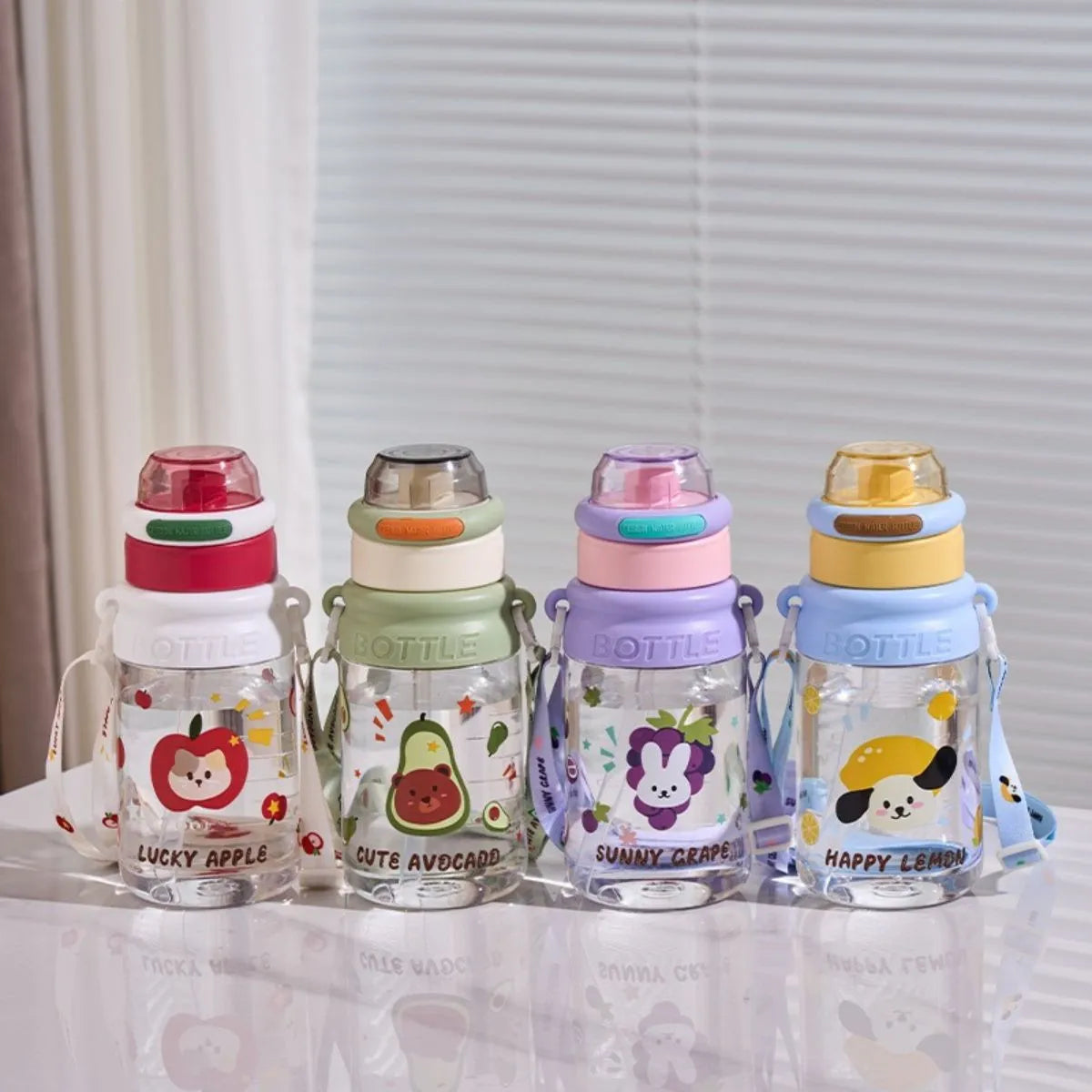 Four Designs of Fruit Water Bottle - Tinyminymo
