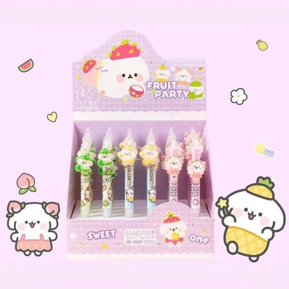 Fruit Bunny Kawaii Gel Pen - Tinyminymo