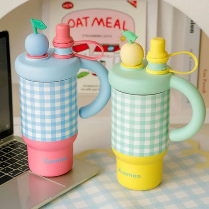 Blue and Green Fruit Insulated Sippers - Tinyminymo