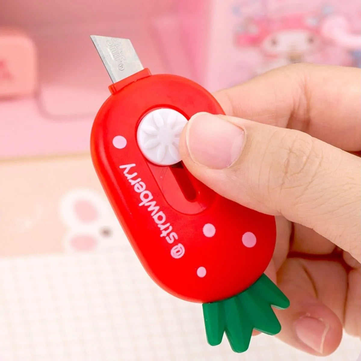 Sharp Blade Strawberry Paper Cutter - Tinyminymo