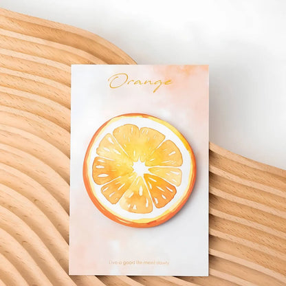 Orange Shaped Sticky Note - Tinyminymo
