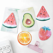 Load image into Gallery viewer, Four Fruit Sticky Notes - Tinyminymo
