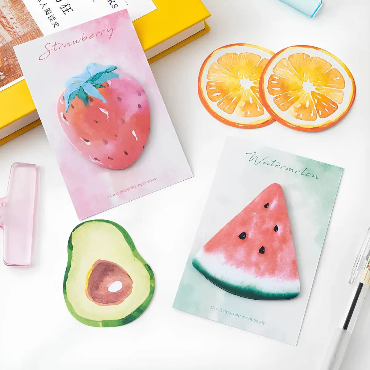 Cute Sticky Notes in Fruit Designs - Tinyminymo