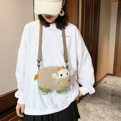 Furry Sheep Sling Bag - Tinyminymo