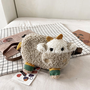 Furry Sheep Sling Bag - Tinyminymo